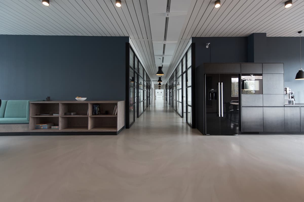 Modern workspace with natural light